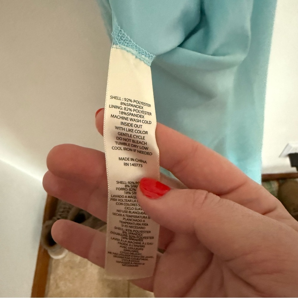 Max Studio Performance Turquoise Athletic Racerba… - image 8